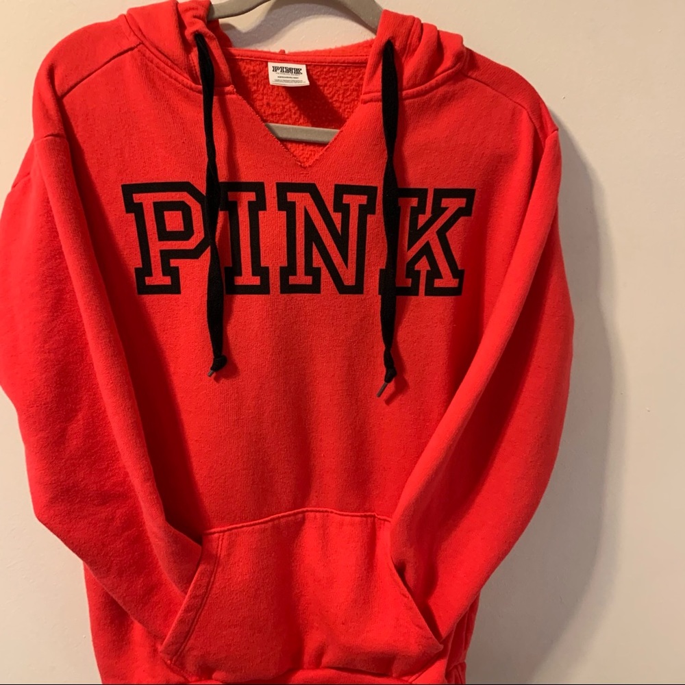 SOLD PINK Pull Over Hoodie Size S